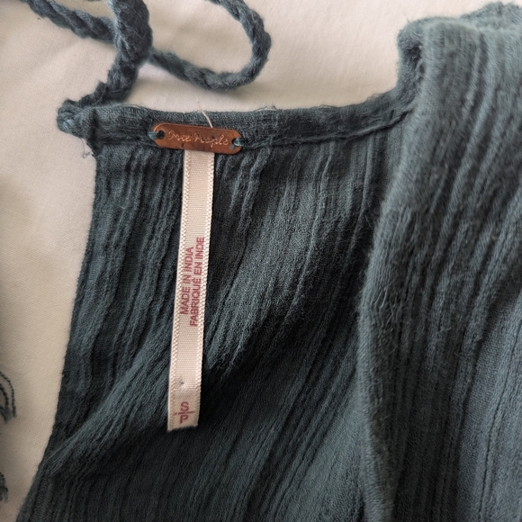 Free People I Need To Know Dress In Green - Picture 9 of 15